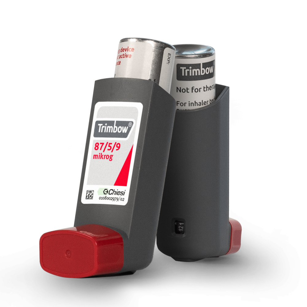 Chiesis Trimbow sprayinhalator för Astma-KOL